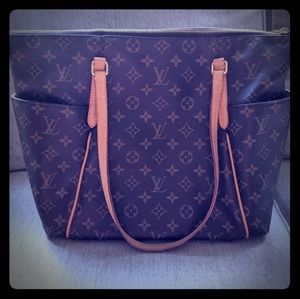 Large Authentic Louis Vuitton Tote Purse